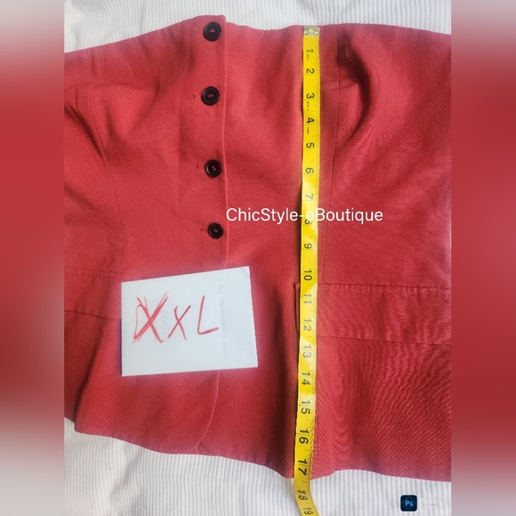 Zara Set Double-Breasted Strapless Top XXL + Double Pleat Pants L Zw Collection - Picture 11 of 16